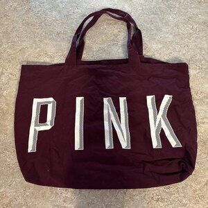PINK by Victoria's Secret Tote Bag -  Maroon/Burgandy
